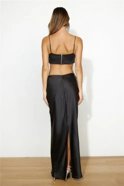 Hello Molly Your Dream Girl Maxi Skirt Black