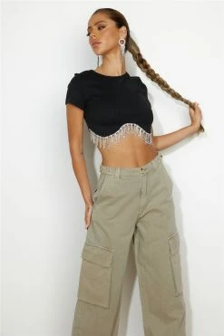 Hello Molly Own The Show Pants Khaki