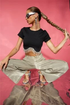 Hello Molly Own The Show Pants Khaki