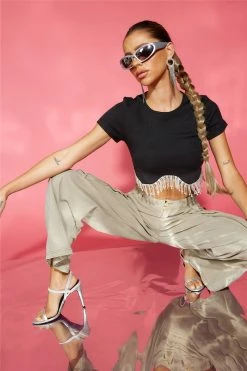 Hello Molly Own The Show Pants Khaki