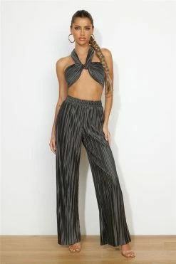 Hello Molly Loveline Pants Dark Grey