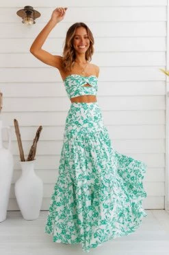 Skirts RUNAWAY Ayla Maxi Skirt Green