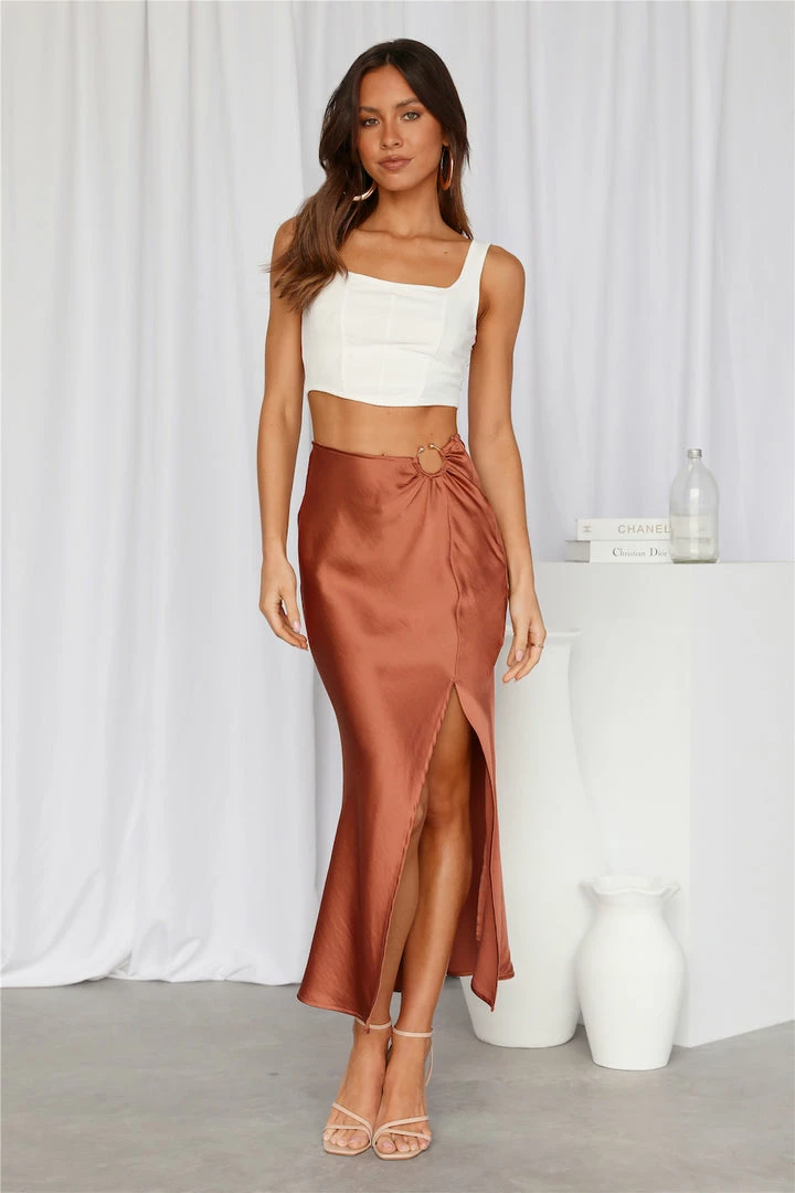 Cheapest π Hello Molly π Skirts Secret Tune Maxi π Skirt Brown π 3 Hello Molly Skirts Secret Tune Maxi Skirt Brown