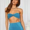 Hello Molly Balancing Act Crop Blue Sets & Co-ords