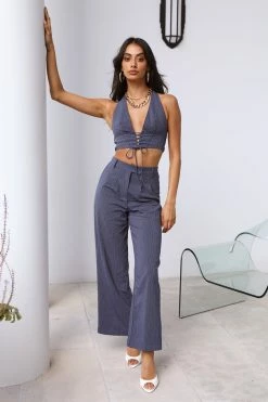 Hello Molly Everlasting Crop Blue Sets & Co-ords