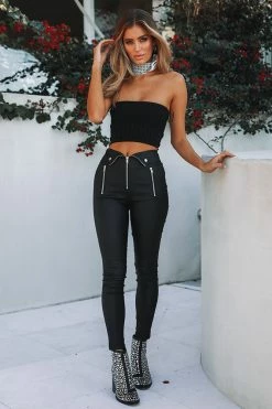 Hello Molly Going South Pants Black