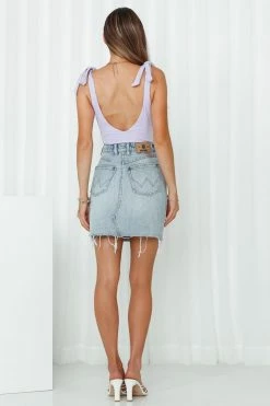 WRANGLER Hi Repair Mini Skirt Nevermind Skirts