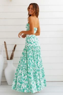 Skirts RUNAWAY Ayla Maxi Skirt Green