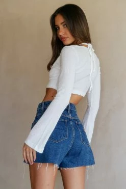 ABRAND High Waisted A Venice Shorts Electra