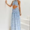 Hello Molly Boldest Move Maxi Skirt Blue Skirts