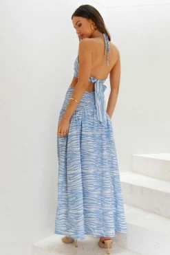 Hello Molly Boldest Move Maxi Skirt Blue Skirts