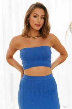 Buy π₯ Hello Molly Evening Strut Crop Blue π₯ 18 Hello Molly Evening Strut Crop Blue