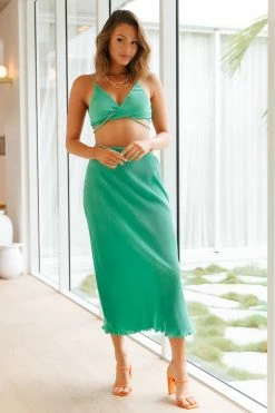 Hello Molly Not A Stereotype Crop Emerald Sets & Co-ords