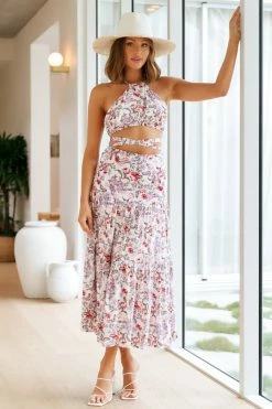 Hello Molly Stay In Maxi Skirt Floral Skirts