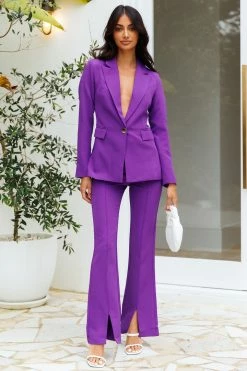 RUNAWAY Amity Blazer Purple Sets & Co-ords