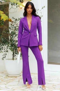 RUNAWAY Amity Blazer Purple Sets & Co-ords