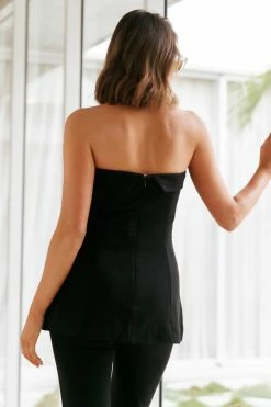 RUNAWAY Pedro Top Black Sets & Co-ords