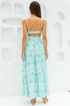 Hello Molly Laureno Maxi Skirt Blue