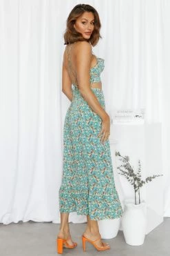 Hello Molly Floral Fleur Maxi Skirt Floral