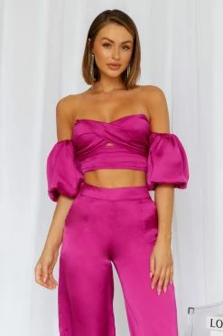 RUNAWAY Serena Top Orchid