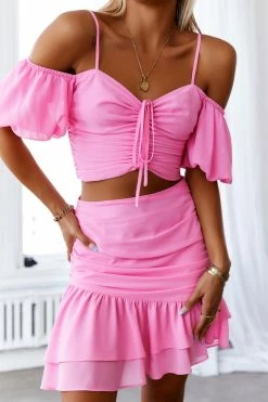 HELLO MOLLY Ariels Song Skirt Pink Skirts