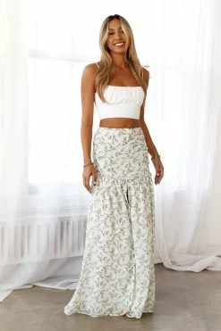 HELLO MOLLY Cecelia Maxi Skirt Floral