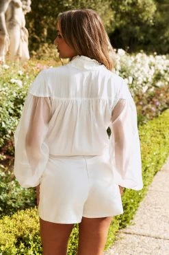 Best deal π HELLO MOLLY Je Vous Aime Shorts White π₯° 13 HELLO MOLLY Je Vous Aime Shorts White