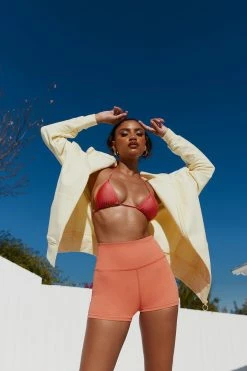 ELETTE FIT Prana Shorts Coral