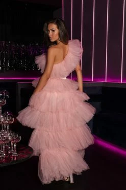 Skirts HELLO MOLLY Drinks On The House Tulle Skirt Pink