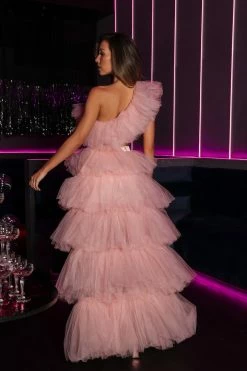 Skirts HELLO MOLLY Drinks On The House Tulle Skirt Pink