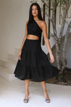 Hello Molly Skirts Stay On My Mind Set Black