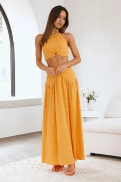 Hello Molly Sets & Co-ords Sunlight Moments Crop Yellow