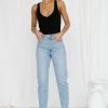 RIDERS BY LEE Hi Taper High Waisted Jeans Prospect Blue