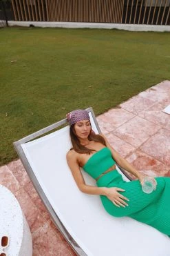 Hello Molly Fresh Air Maxi Skirt Green