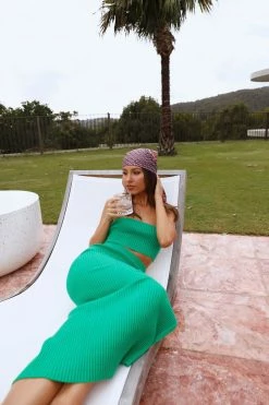 Hello Molly Fresh Air Crop Green Sets & Co-ords