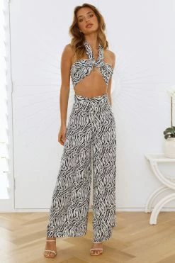 Hello Molly Spill Secrets Crop Zebra Sets & Co-ords