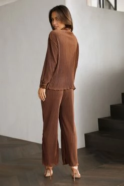 Hello Molly Your Amusement Pants Brown