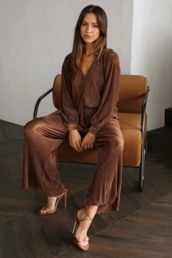 Hello Molly Your Amusement Pants Brown