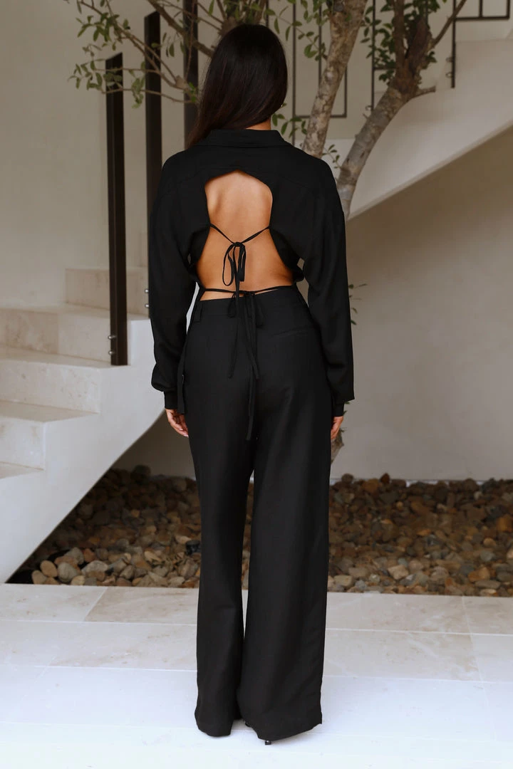 Best Pirce π LIONESS La Quinta Pants Black π₯ 6 LIONESS La Quinta Pants Black