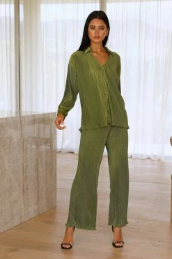 Hello Molly Your Amusement Pants Green