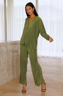 Hello Molly Your Amusement Pants Green