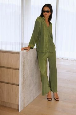 Hello Molly Your Amusement Pants Green