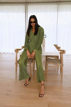 Hello Molly Your Amusement Pants Green