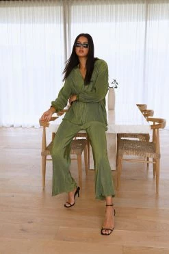 Hello Molly Your Amusement Pants Green