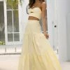 RUNAWAY Ayla Maxi Skirt Lemon