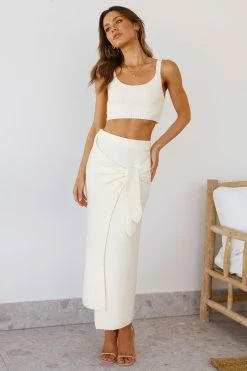 Hello Molly Frosty Midi Skirt Skirts