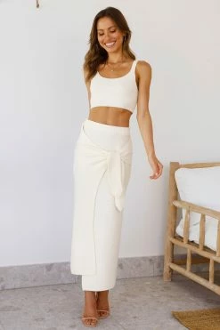 Hello Molly Frosty Midi Skirt Skirts