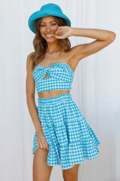 Hello Molly Skirts Animal Crossing Skirt Blue