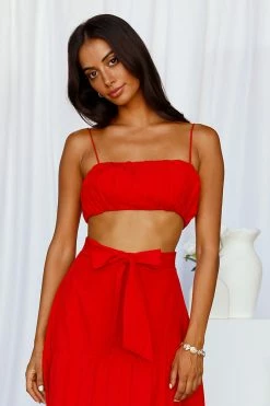 Top 10 ⌛ Hello Molly Sets & Co-ords Our World Crop Red ✔️ 13 Hello Molly Sets & Co-ords Our World Crop Red