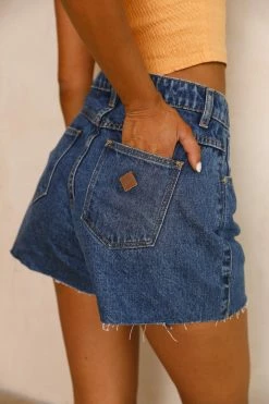 ABRAND High Waisted A Venice Shorts Electra